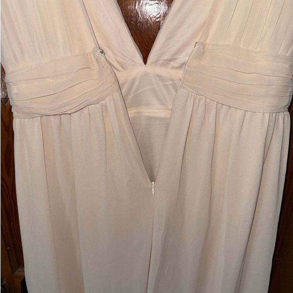 New Lulu’s Heavenly Hues Cream Maxi Dress Women’s size M - Picture 7 of 9